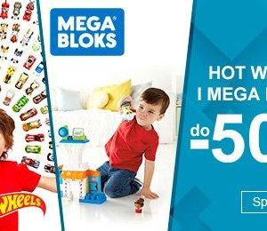 HOT WHEELS i MEGA BLOCK do -30%