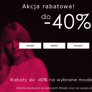 Akcja rabatowa do -40%