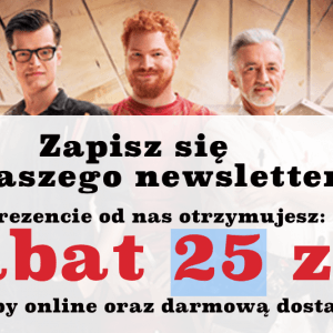 Zapisz się do Newslettera Black Red White i uzyskaj 25 zł rabatu