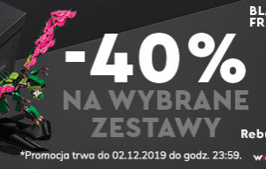 -40% na wybrane zestawy lego