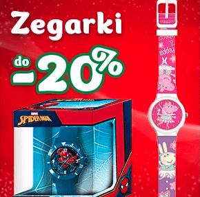 Zegarki dziecięce do -20%