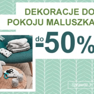 Dekoracje do pokoju maluszka do -50%