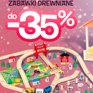 Drewniane zabawki do -35%