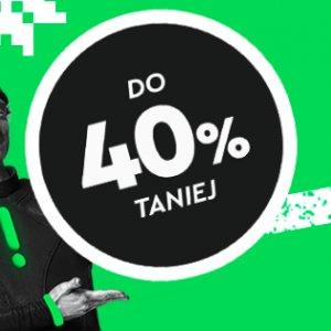 Rzutem na taśmę z rabatem do -40%