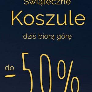 Świąteczne koszule do -50%