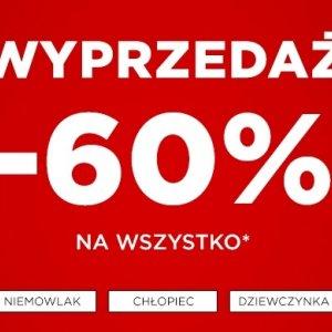 Wyprzedaż do -60% na wszystko w 5.10.15