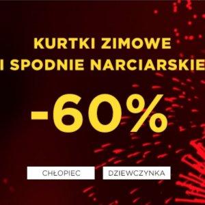 Kurtki zimowe i spodnie narciarskie -60%