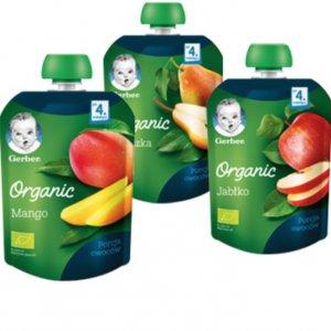 Deser w tubce Gerber Organic kup 2 i zapłać mniej