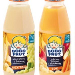Sok lub nektar Bobo Frut kup 2 i zapłać mniej.