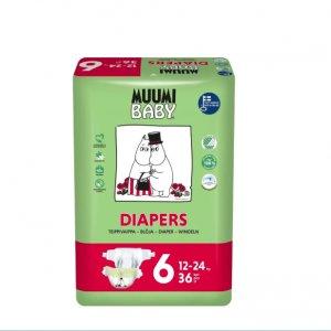 MUUMI BABY BIO pieluchy 6 Junior -30%