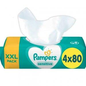 Pampers chusteczki nawilżane XXL Sensitive -32%