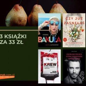 3 książki za 33 złote