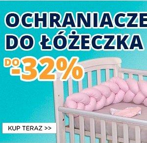 Ochraniacze do łóżeczka do -32%