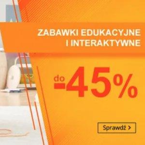 Zabawki edukacyjne i interaktywne do -45%