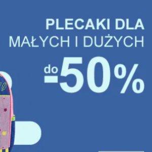 Plecaki dla małych i dużych do -50%