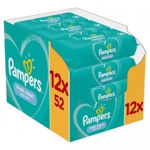 Pampers - Fresh Clean chusteczki nawilżające dla niemowląt