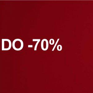 Wyprzedaż do -70%