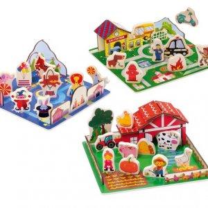 Hit cenowy - PLAYTIVE®JUNIOR Drewniane puzzle 3D