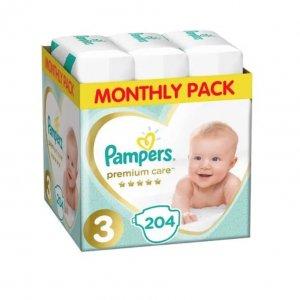Pampers pieluchy Premium Care 3 Midi -16%