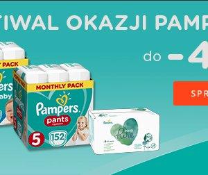 Festiwal okazji Pampers do -46%