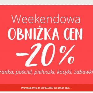 Weekendowa obniżka cen!