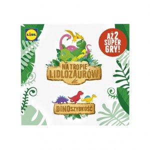Hit cenowy - Gra karciana 2 w 1 "Na tropie Lidlozaurów" i "DinoSzybkość"