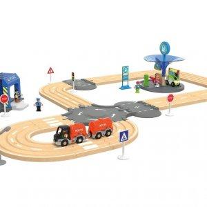 Hit cenowy  - PLAYTIVE®JUNIOR Drewniana autostrada