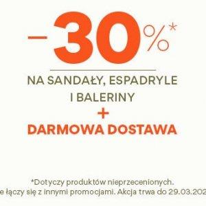 Sandały, espadryle i baleriny w CCC do -30%
