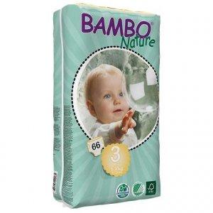 Pieluszki EKO BAMBO NATURE 3 MIDI 66szt. -31%