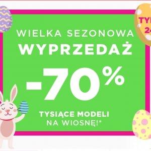 Wielka Wielkanocna wyprzedaż -70% przez 24h