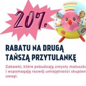 Druga, tańsza przytulanka -20%