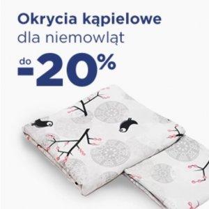 Okrycia kąpielowe dla niemowląt -20%