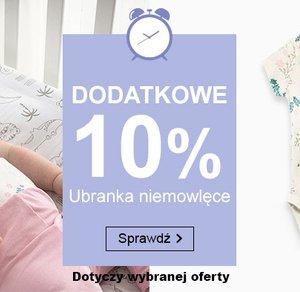 Dodatkowe 10% na ubranka i buty niemowlęce w Smyku