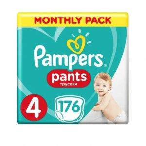 Pampers Pieluchomajtki Pants 4 (9-15 kg) 176 szt. -17%