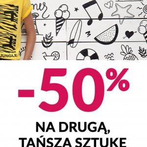 -50% na drugą, tańszą sztukę