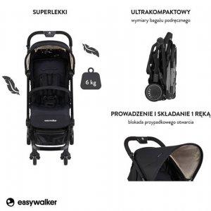 Easywalker Buggy XS Wózek spacerowy z osłonką przeciwdeszczową