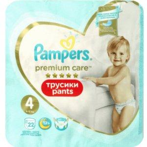 PAMPERS PREMIUM CARE pieluchomajtki 4