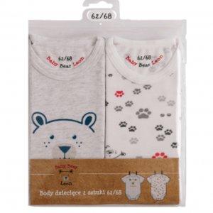 BABY BEAR LEON LEON body dziecięce z krótkim rękawem