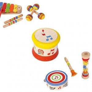 Hit cenowy - PLAYTIVE®JUNIOR Zestaw instrumentów muzycznych lub bębenek, 1 sztuka