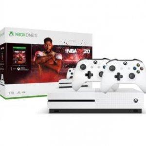 NOCNE RABATY Xbox One S 1TB + NBA 2K20 + 2 pady