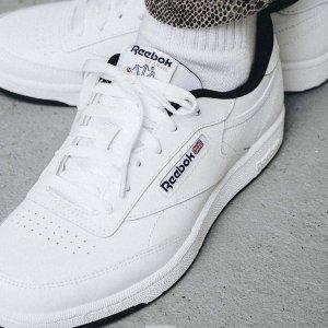 Reebok Club C Młodzieżowe Białe