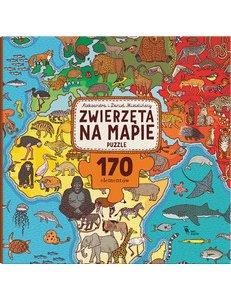 Puzzle ZWIERZĘTA NA MAPIE -35%