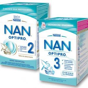 NESTLÉ Mleko NAN 2 lub 3 - drugi produkt -40%