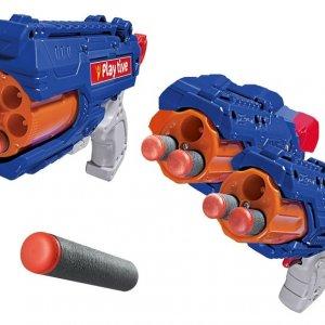 PLAYTIVE® Duża wyrzutnia TK-6 lub 2 wyrzutnie TK -3 lub zestaw miękkich rzutek -50%