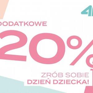 Dodatkowe 20% rabatu w 4F z okazji Dnia Dziecka