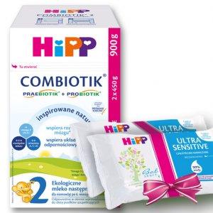 Hit cenowy - HIPP Mleko BIO 2 + dwupak chusteczek