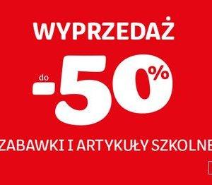 Wyprzedaż zabawek i artykułów szkolnych w Smyku do -50%