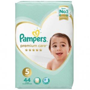 Pampers PREMIUM CARE, rozmiar 5, 44 pieluszki, 11kg-16kg