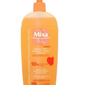 MIXA BABY delikatny płyn do kąpieli i mycia z olejkiem 400 ML