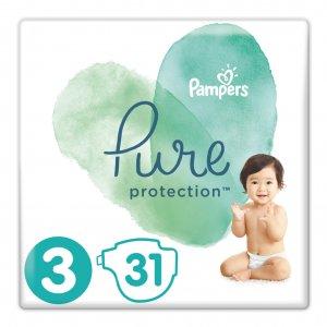 Pieluszki Pampers Pure Protection, różne rodzaje